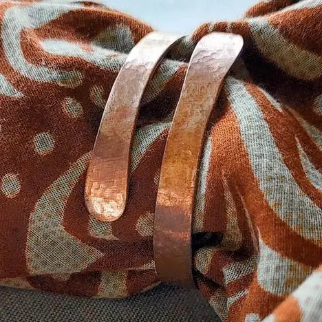 Wrapped Copper Napkin Ring, 4 Pcs Per Set