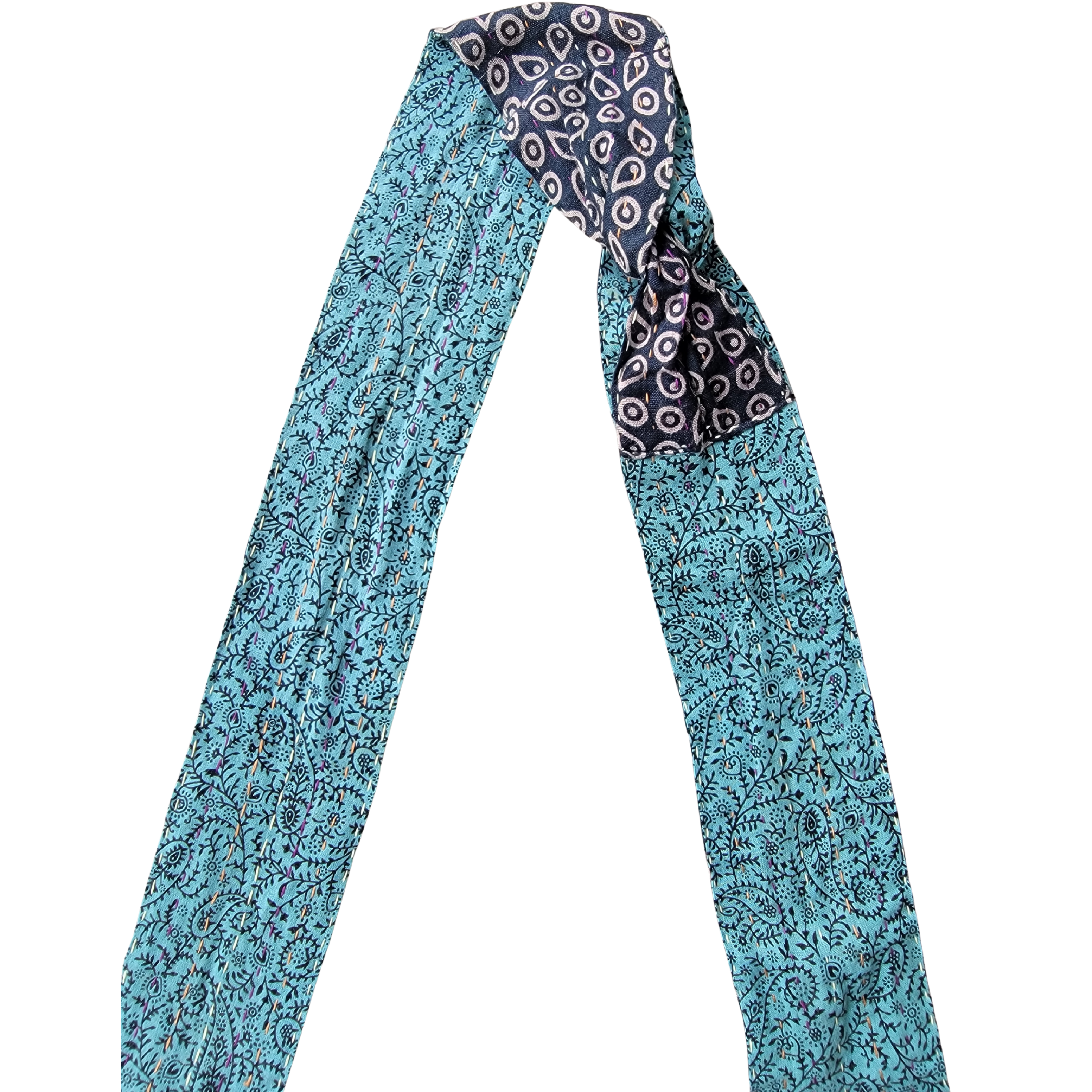 Kantha Hair Wrap in Vintage Cotton