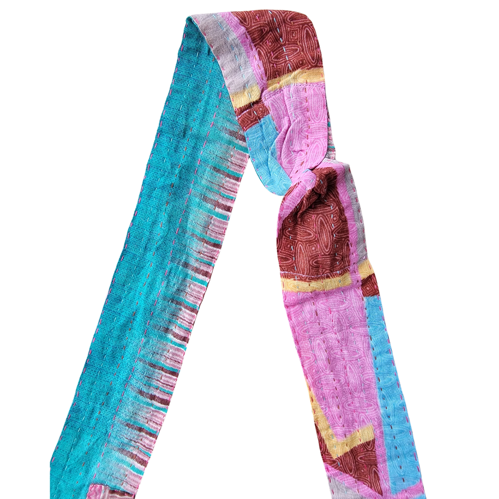 Kantha Hair Wrap in Vintage Cotton