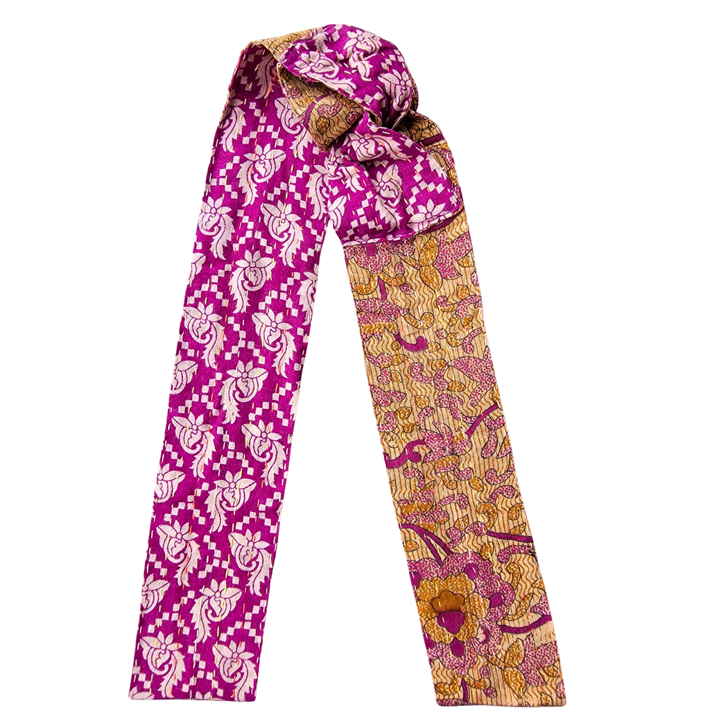 Kantha Hair Wrap in Vintage Cotton