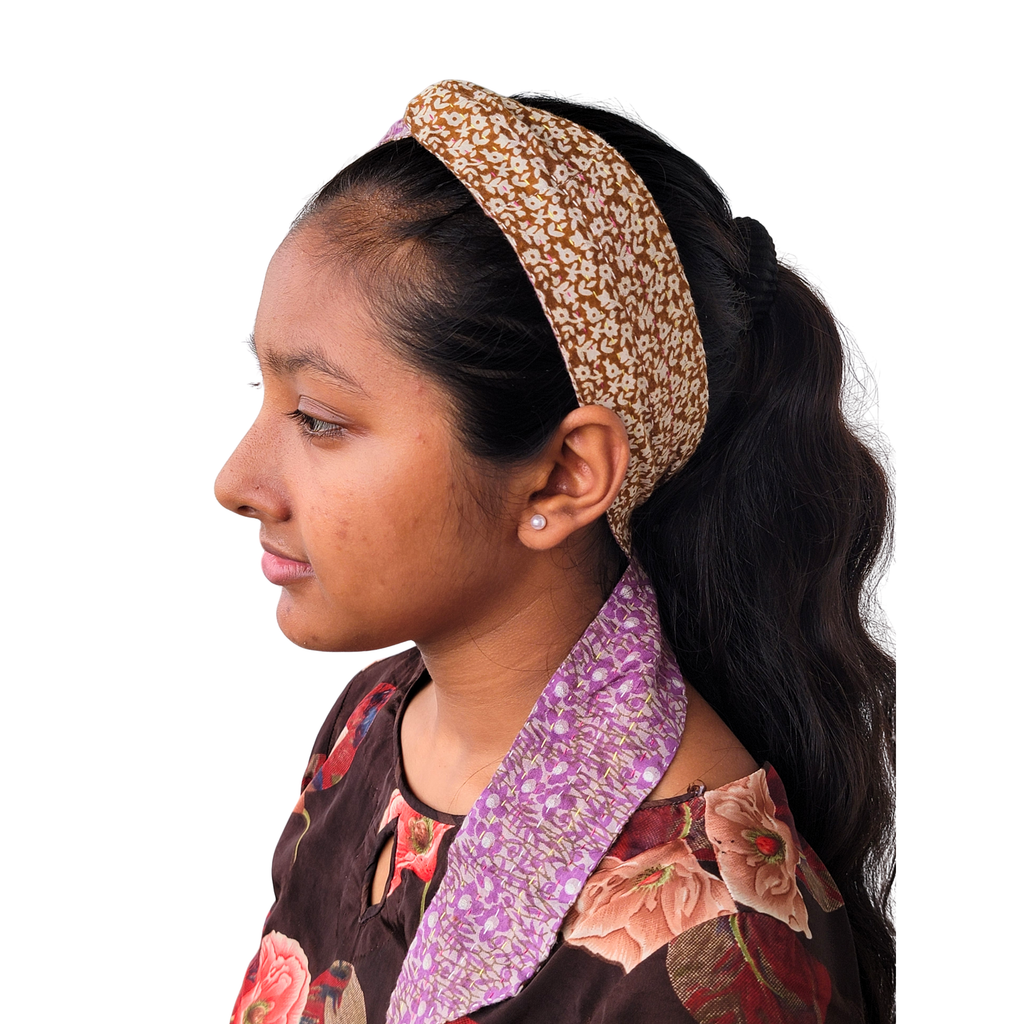 Kantha Hair Wrap in Vintage Cotton (Copy)