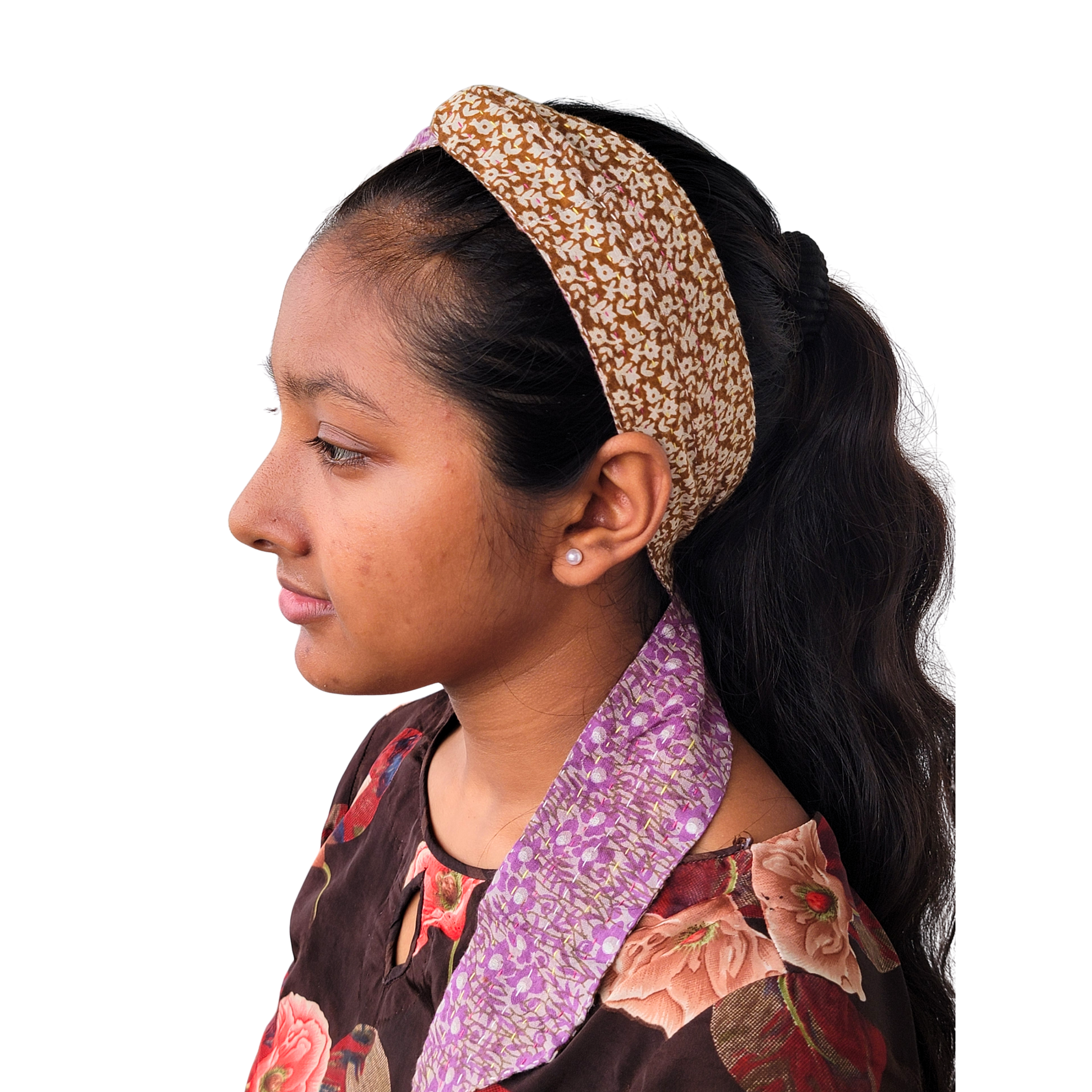 Kantha Hair Wrap in Vintage Cotton (Copy)