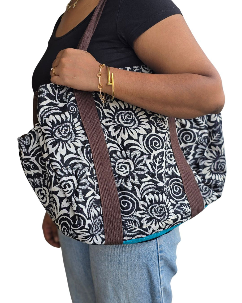 Basha Kantha Everyday Bag in Black