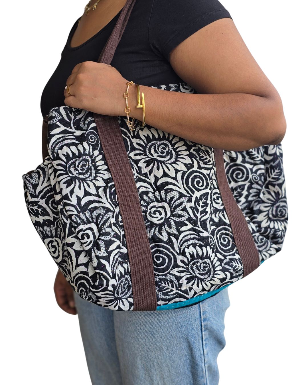 Basha Kantha Everyday Bag in Black