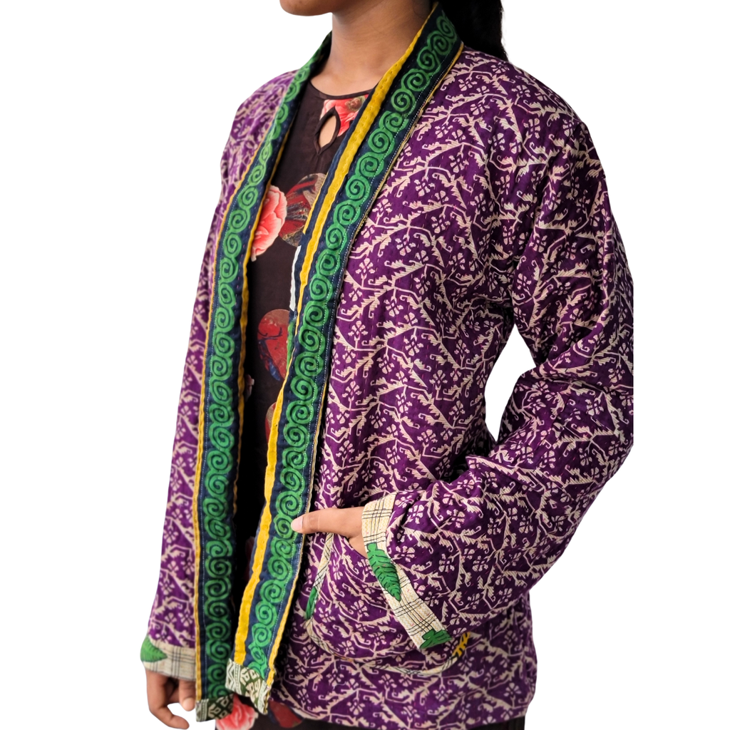 One-of-a-Kind Handmade Women's Jacket | Sustainable Fair Trade