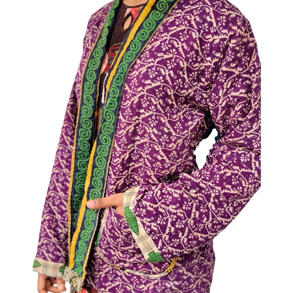 One-of-a-Kind Handmade Women's Jacket | Sustainable Fair Trade
