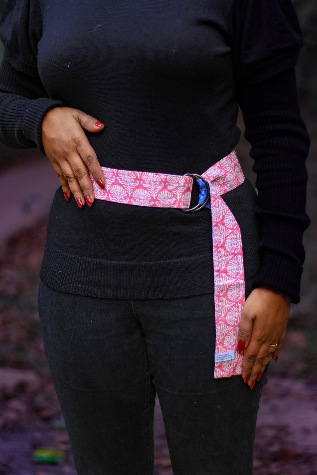 Handmade Kantha Sari Belt | Reversible Upcycled Fabric Belt