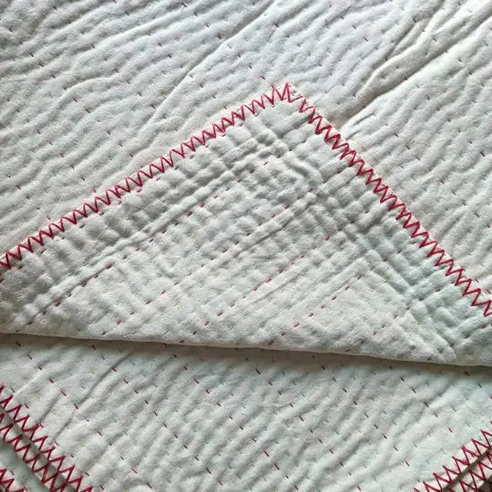 Natural kantha Pillow Sham