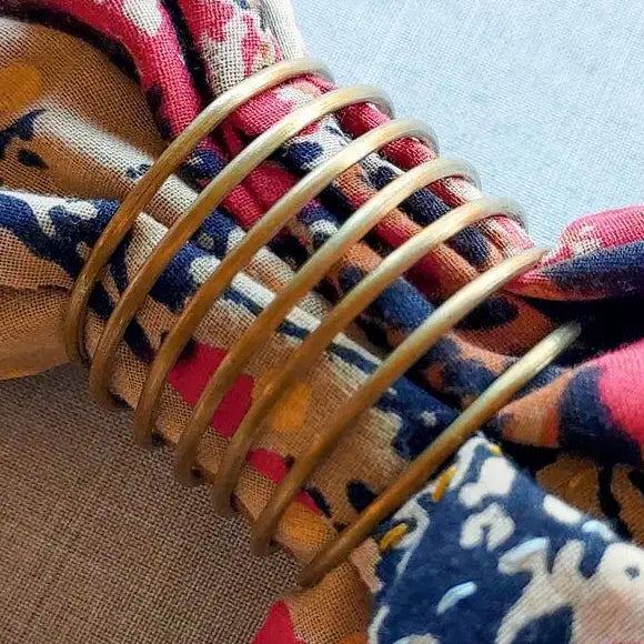 Coiled Brass Napkin Ring, 4 pcs per set