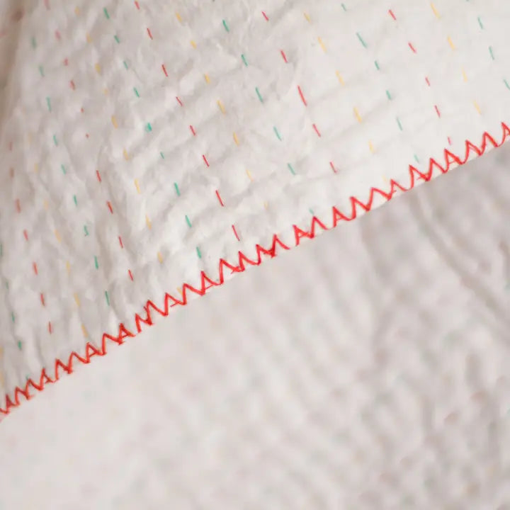 Basha Natural/Unbleached Cotton Twin Blanket