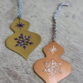 Embroidered Bauble Christmas Ornament