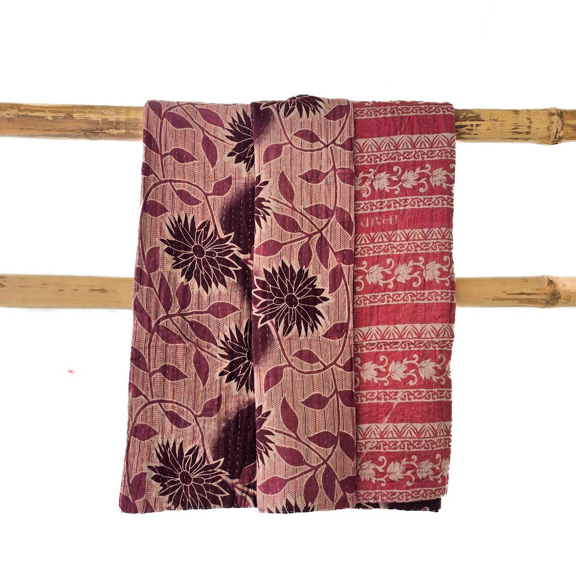 Basha Throw Blanket in Maroon