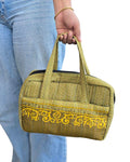 Basha Kantha Mini Duffel Bag in Mustard Yellow