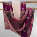 Basha Kantha King Bedspreads from Vintage Cotton, Shades of Fuschia